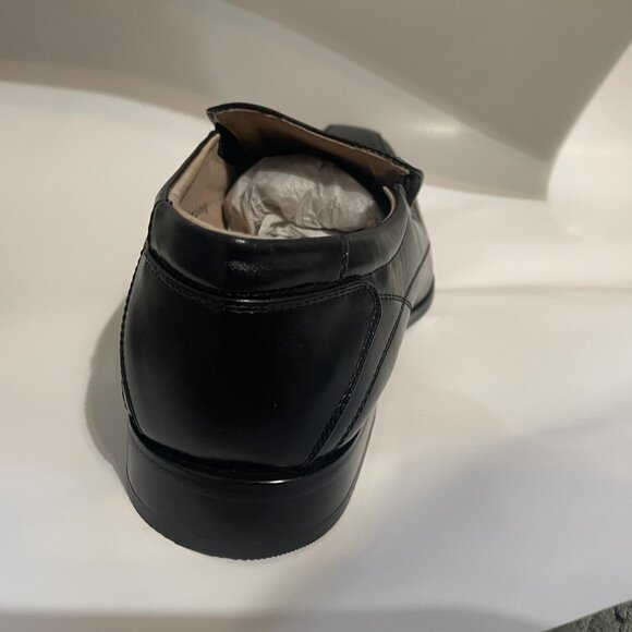 Majestic Collection Black Slip On Bicycle Toe Dress Shoes Size 13 M New - Picture 7 of 7
